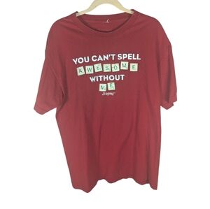 Scrabble table board game funny game tile Tshirt unisex shirt size large